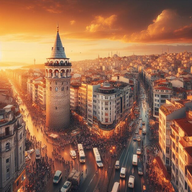 Torre de Galata, em Istambul