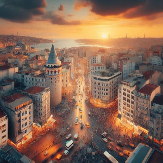 Torre de Galata, em Istambul