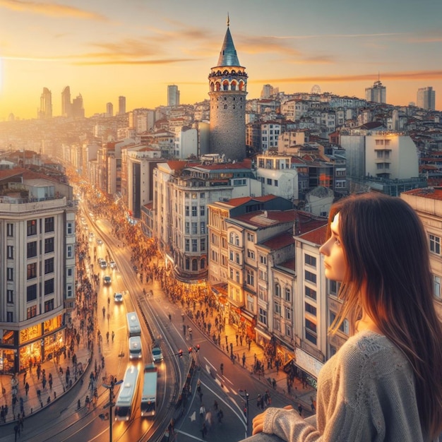 Torre de Galata, em Istambul