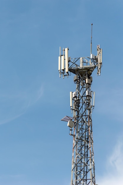 torre de transmissão de telefone de tecnologia 5g