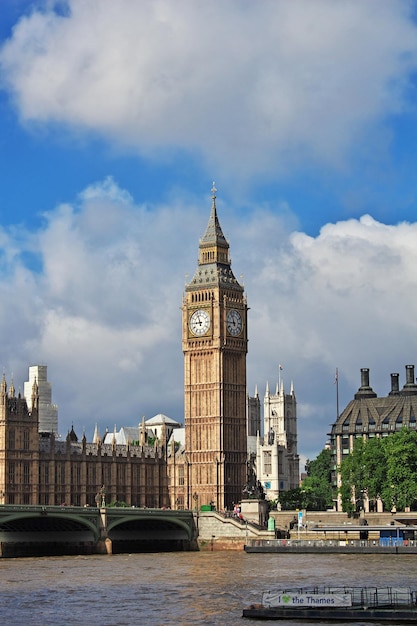 Torre do relógio Big Ben em Londres, Reino Unido