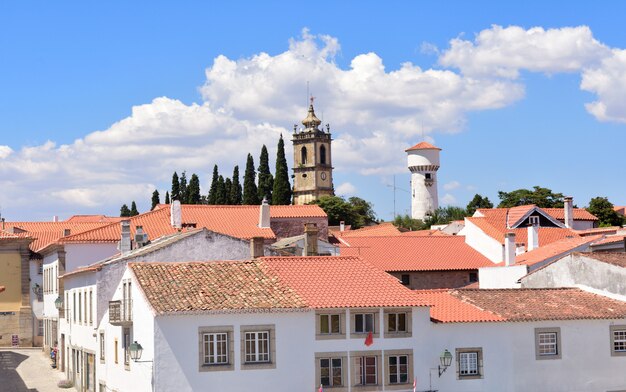 Torre do relógio da vila histórica de Almeida, Beira Alta, Portugal