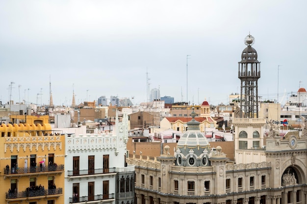 Torre del edificio de Correos de Valencia.