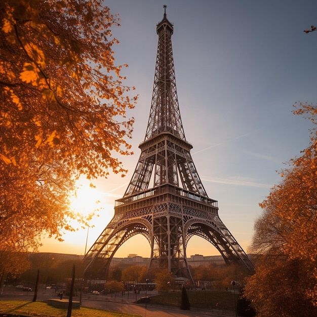 Torre Eiffel de Paris fotografada com Nikon D850 e Nikon AFS