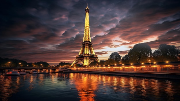 Torre Eiffel, em Paris, França