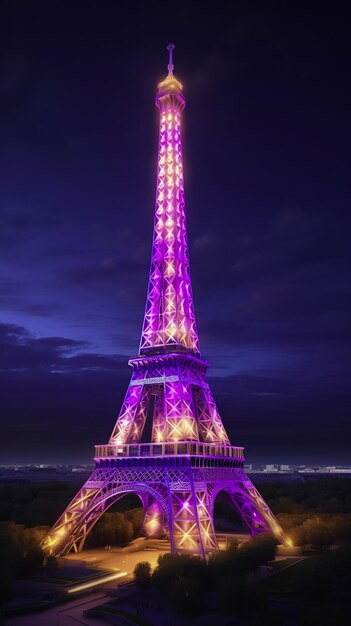 Foto la torre eiffel. ¿qué es eso?