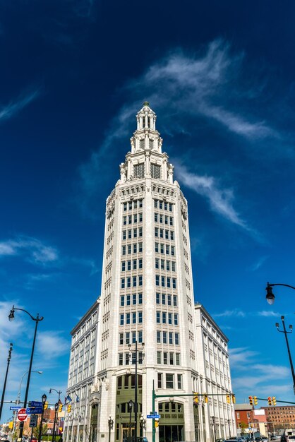 Torre eléctrica un edificio de oficinas histórico en Buffalo Nueva York EE.UU. Construido en 1912