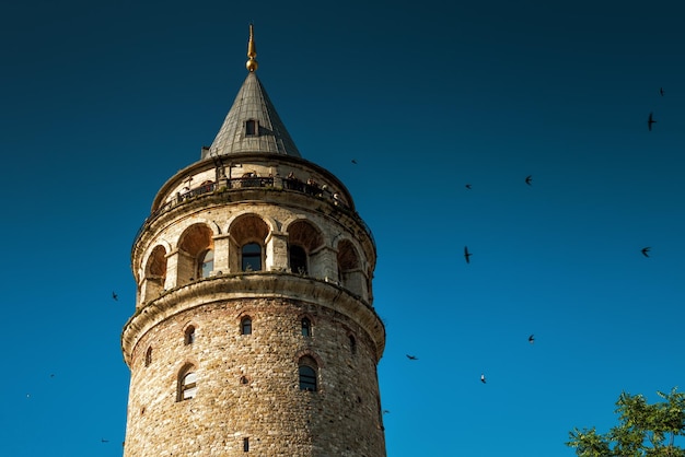Torre de Galata al atardecer Estambul