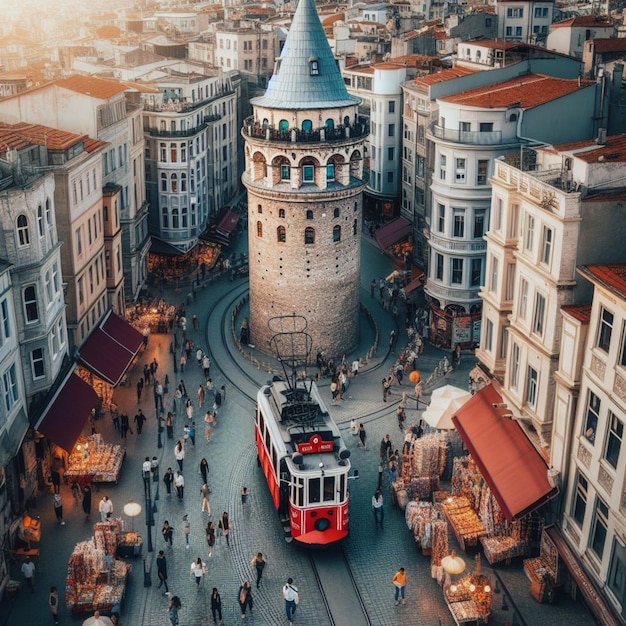 La torre de la galata de Estambul