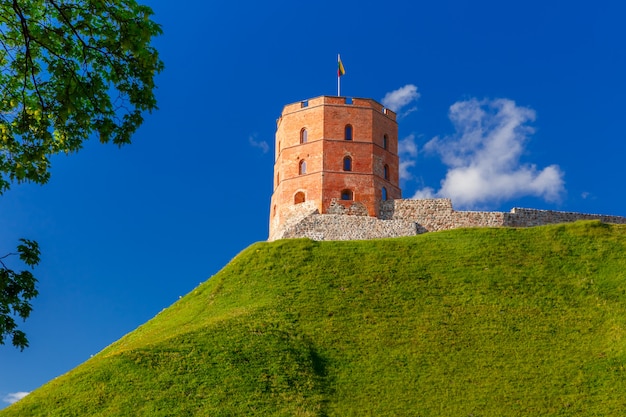 Torre gediminas em vilnius, lituânia