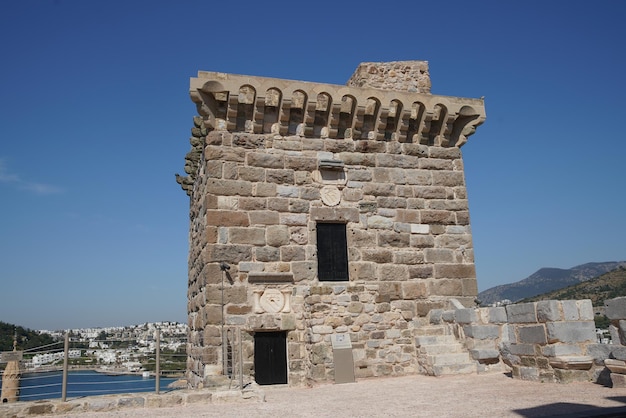 Torre no castelo de Bodrum Mugla City Turquia