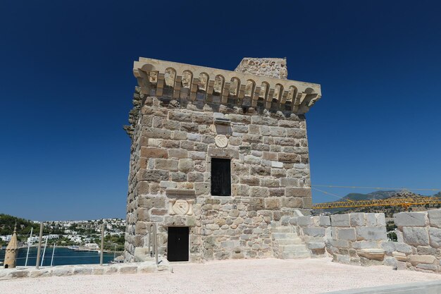 Torre no Castelo de Bodrum Mugla Turquia