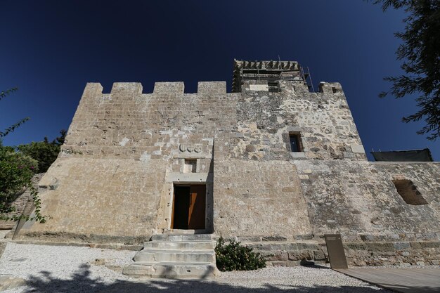 Torre no Castelo de Bodrum Mugla Turquia