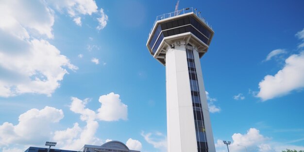 Una torre con la palabra aeropuerto