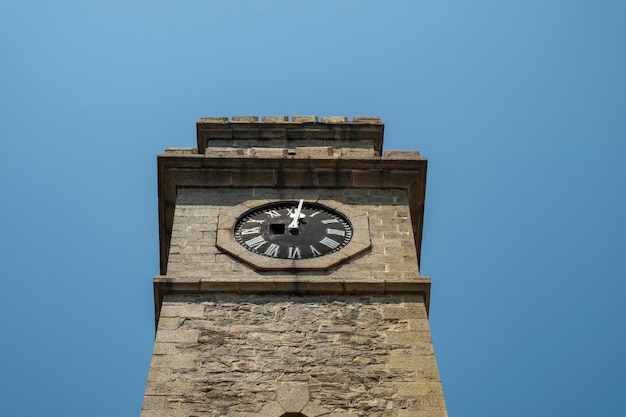 Torre del reloj en el casco antiguo de Galle Sri Lanka