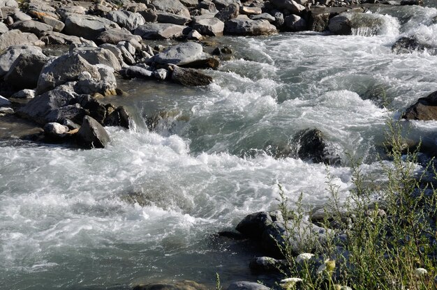 Torrent em Valloire nos Alpes