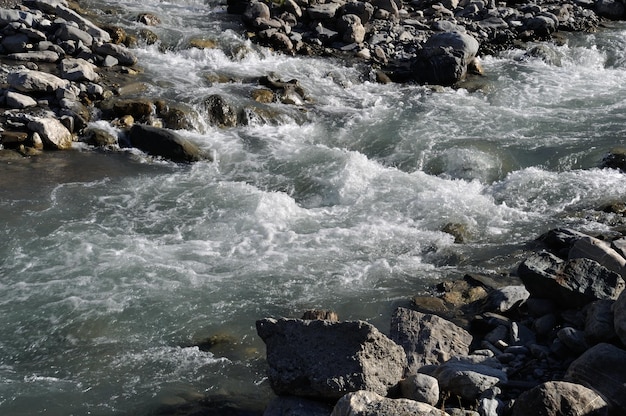 Torrent em Valloire nos Alpes