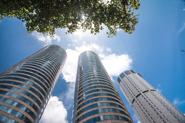 Torres del centro comercial Word en Colombo, Sri Lanka