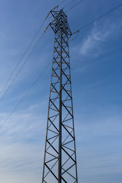 Foto torres de alta tensão