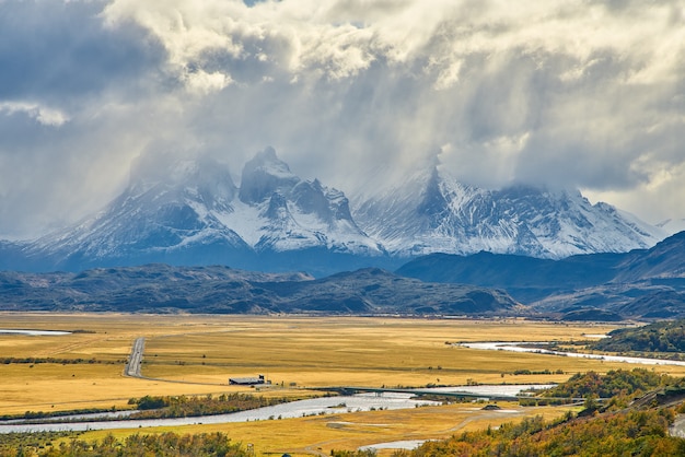 Torres del Paine, Nationalpark, Chile, die berühmte Route des Trekkings