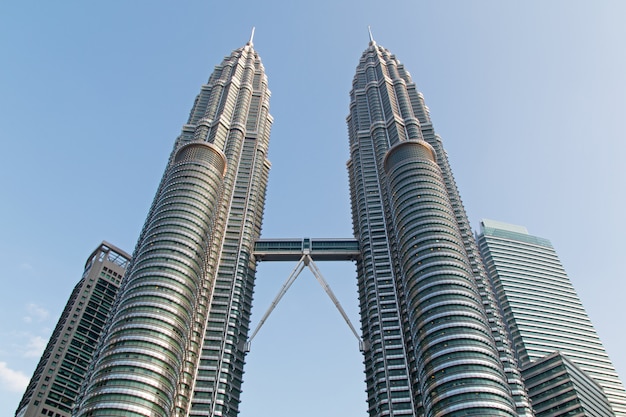 Torres gêmeas petronas em kuala lumpur