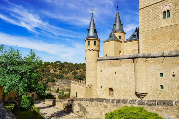 Torres medievales del Alcázar de Segovia España patrimonio de la Unesco