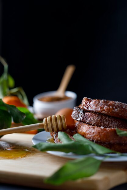 Torrijas con miel