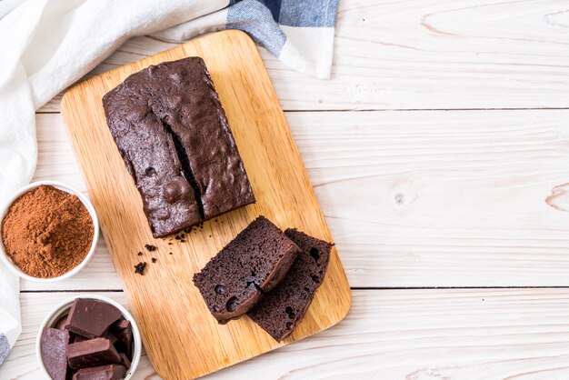 torta de chocolate brownie