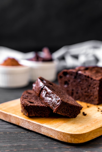 torta de chocolate brownie