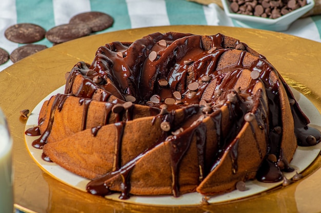 torta de chocolate