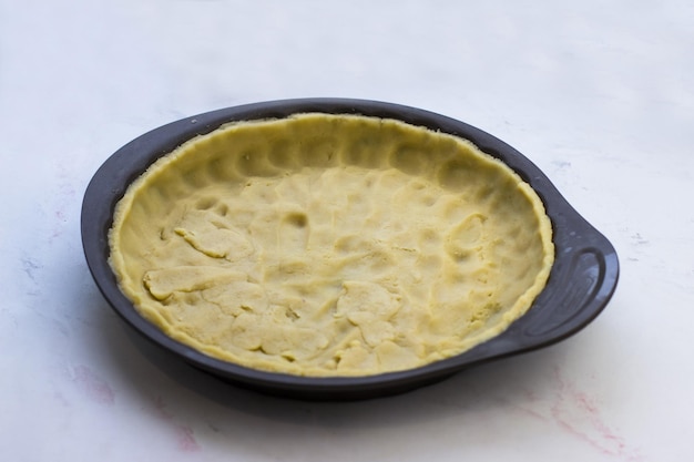 Torta com recheio de ameixas e creme azedo Preparação passo a passo