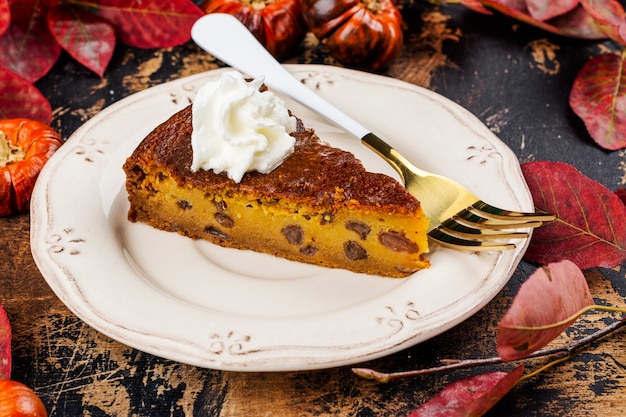 Torta de abóbora caseira