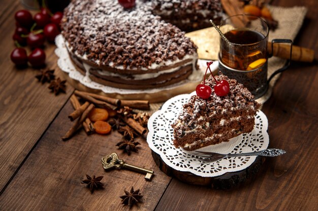 Torta de chocolate caseira