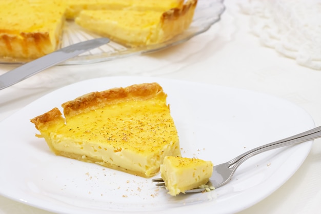 Torta de creme doce ou torta de limão