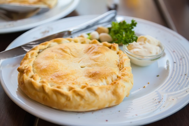 Torta de frango assada