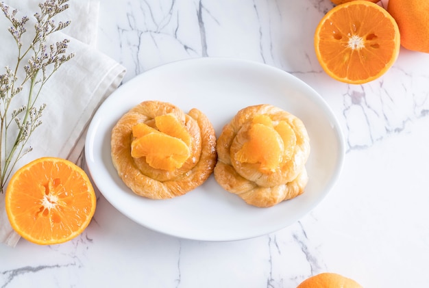 Torta de laranja na chapa