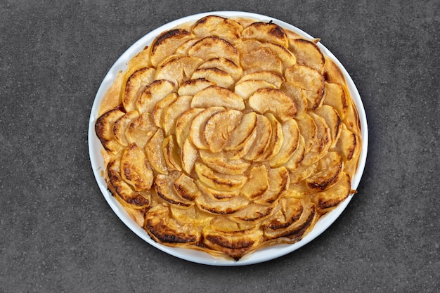 Torta de maçã caseira deliciosa