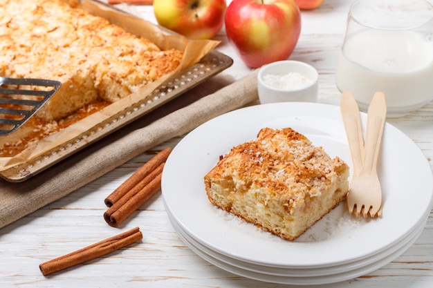 Torta de maçã caseira