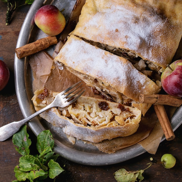 Torta de maçã caseira