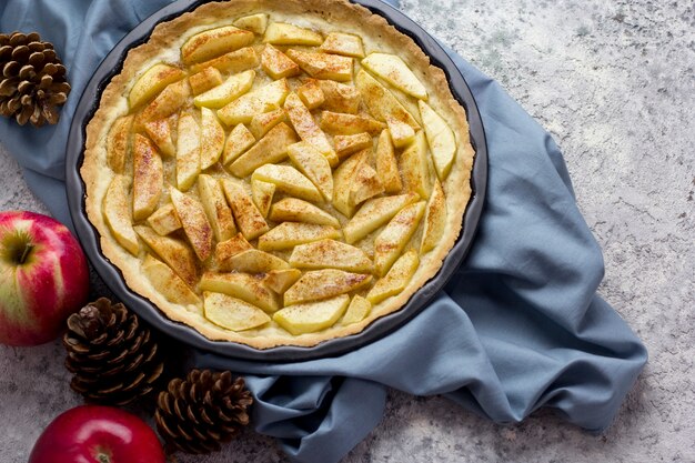 Torta de maçã de Natal