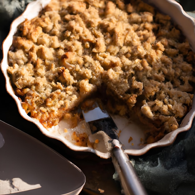 Foto torta de maçã