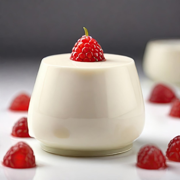 Foto torta de panna cotta