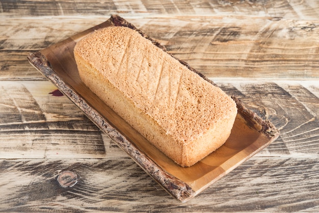 Foto torta de genoveses típica de italia y francia