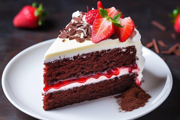 Torta de la vista superior con crema de pastelería y tenedor de chocolate y cuchillo de cena cuaderno