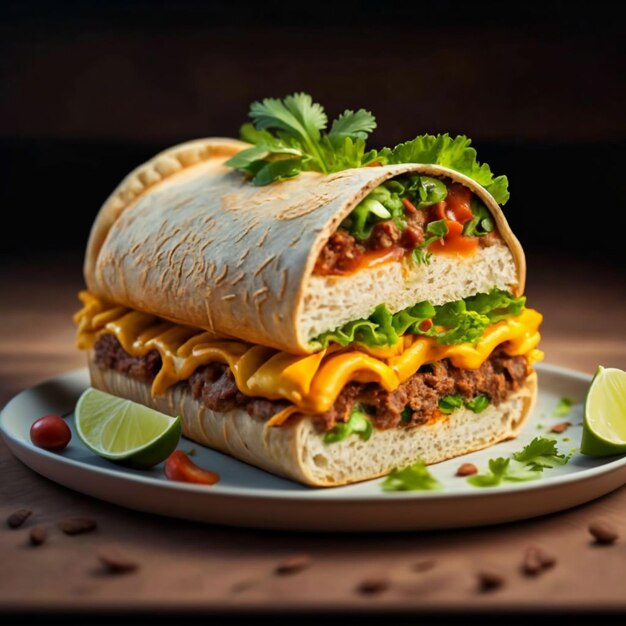 Tortas imagem de comida mexicana