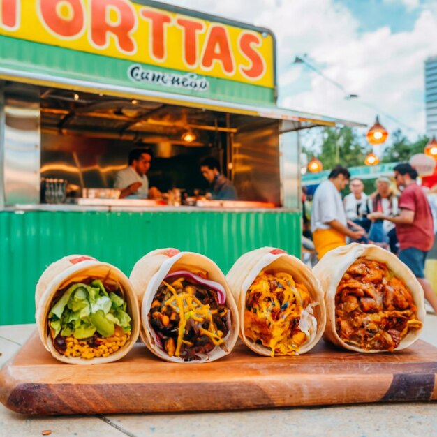 Foto tortas imagem de comida mexicana