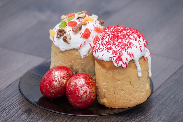 Tortas de Pascua o Kulich tradicional