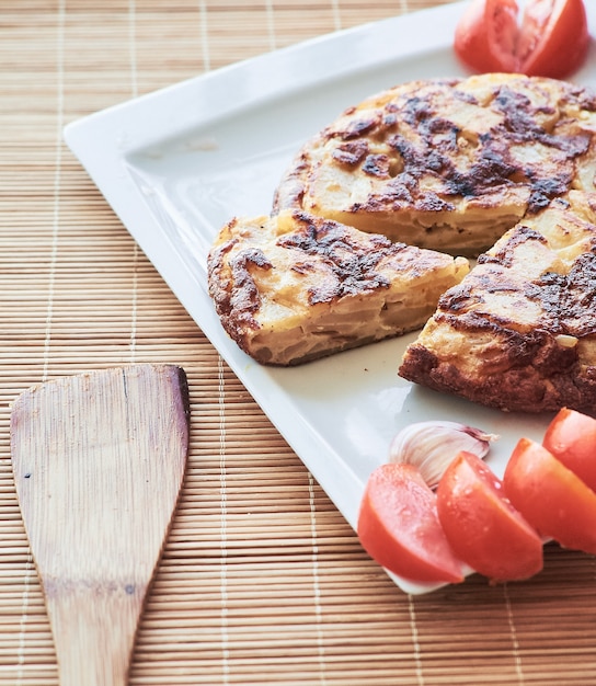 Foto tortilla española tradicional