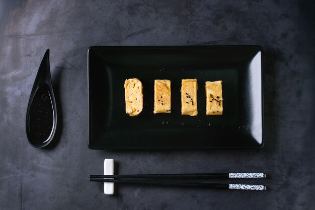 Tortilla Japonesa Enrollada Tamagoyaki