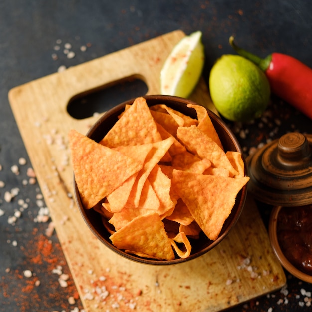 Tortilla nacho chip cerveza los alimentos merienda picante